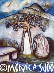 Bride/Brigid with Her Tree, Well and Stone (oil, 1988)